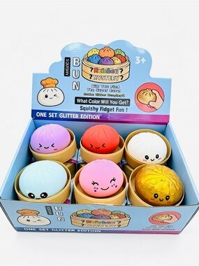 Ship now large 144pcs crazy squishy dumplings with random glitter